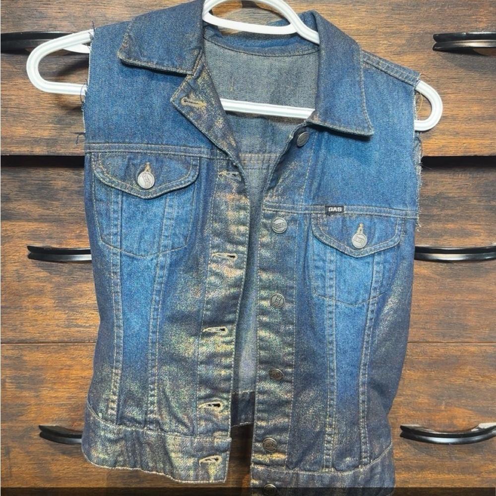 Blue Denim Vest